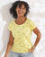 T-shirt imprimé minimaliste (jaune)