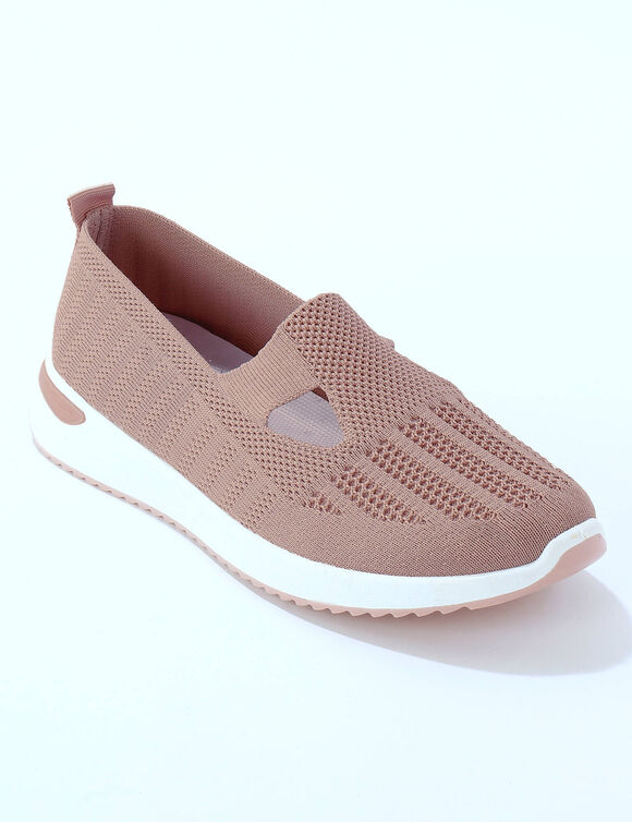 Baskets à enfiler mesh (rose pâle)
