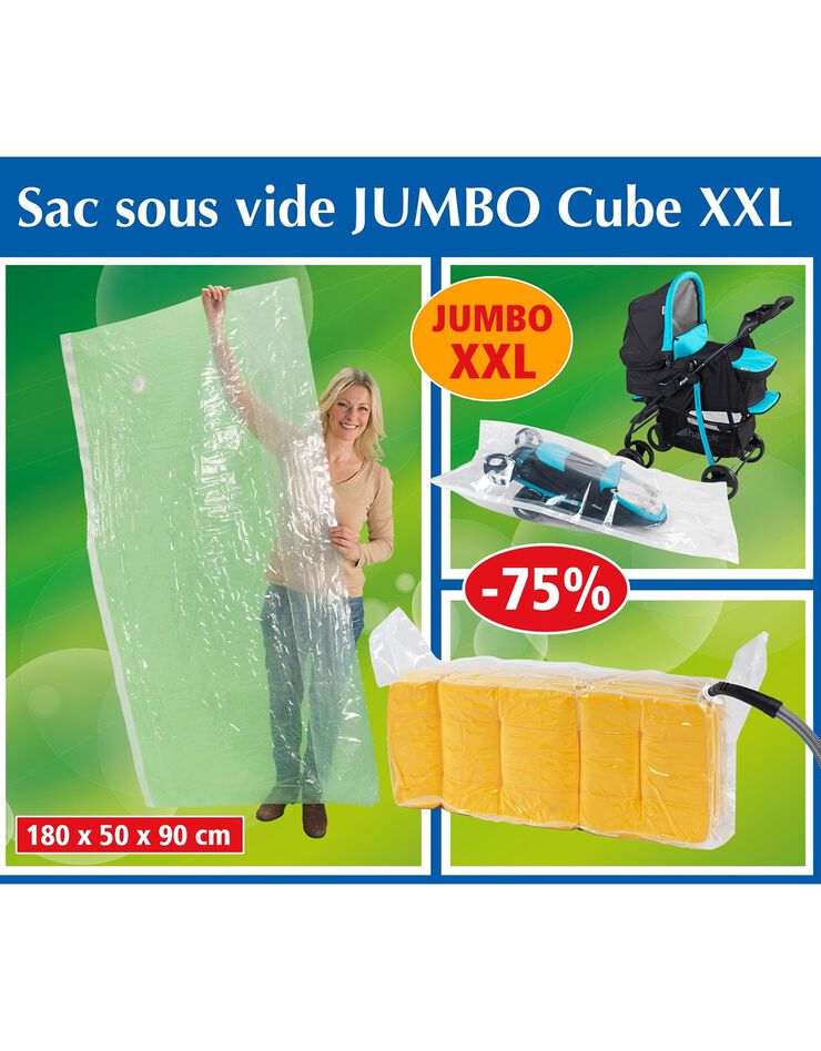 Housse de rangement sous-vide XXL (transparent)