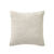 Housse de coussin unie tissage chenille - lot de 2 (&eacute;cru)