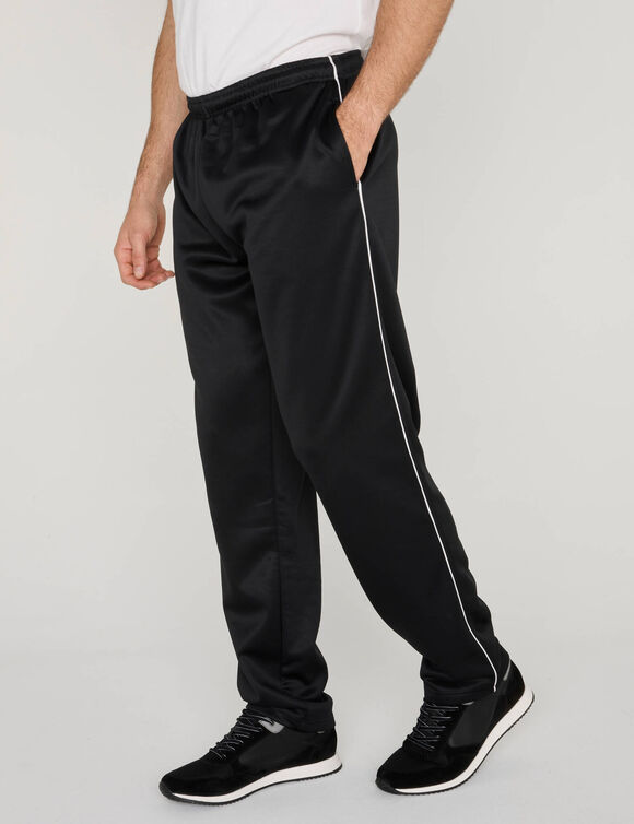 Pantalon de sport microfibre int&eacute;rieur gratt&eacute; (noir)