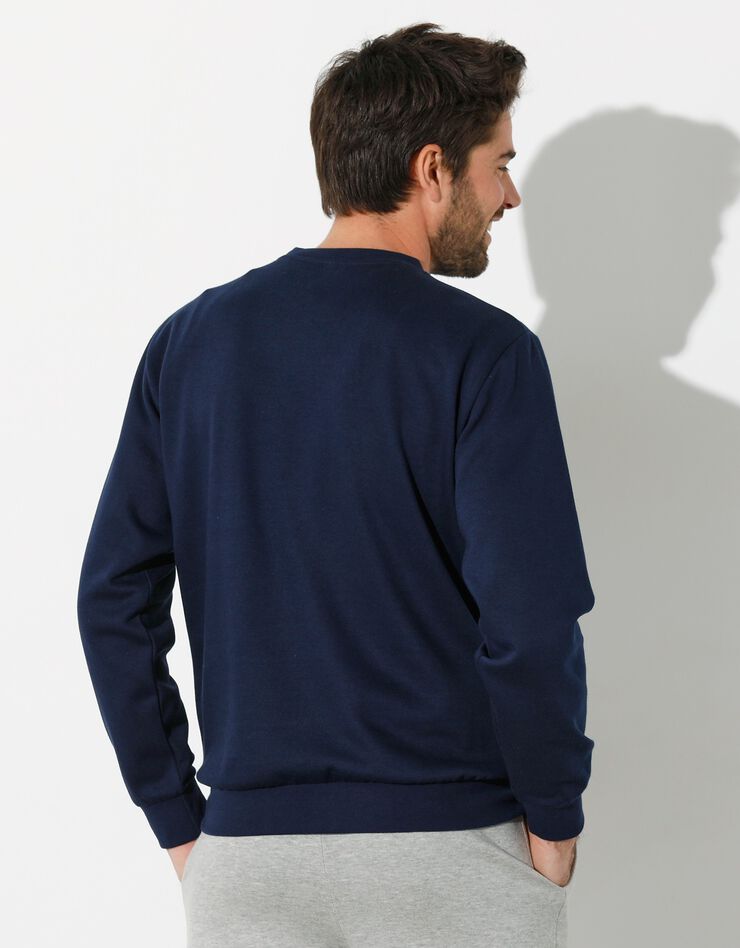 Sweat molleton col rond (marine) Sweat molleton col rond (marine)