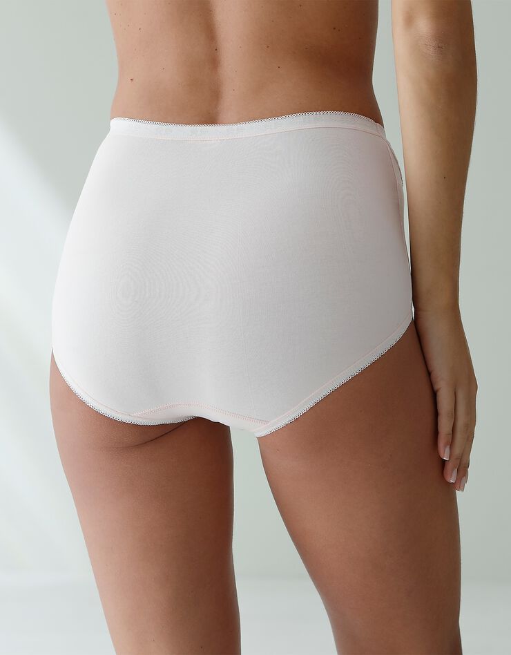 Culotte super maxi dentelle - lot de 3 (kaki + rose + terracotta) Culotte super maxi dentelle - lot de 3 (kaki + rose + terracotta)