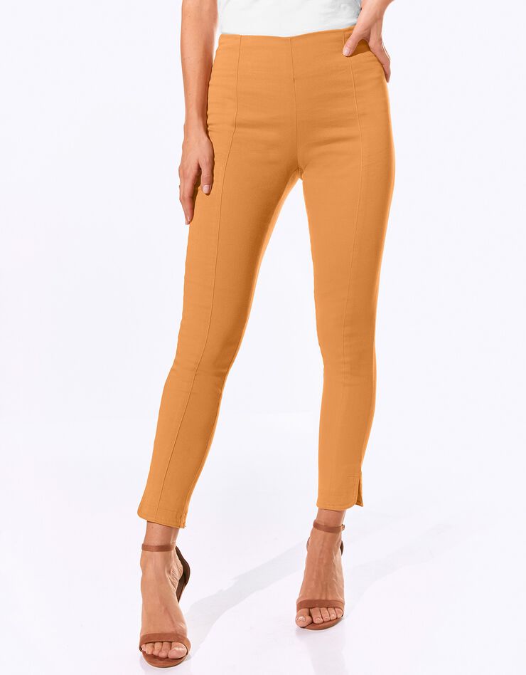 Jegging coupe 7/8ème fuselée ultra strech (mangue) Jegging coupe 7/8ème fuselée ultra strech (mangue)