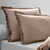 Linge de lit uni - percale de coton 72 fils/cm&sup2; (gr&egrave;ge)
