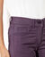 Pantalon droit gainant - grande stature entrej. 78 cm (aubergine)