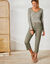 Pantacourt droit stretch (kaki clair)