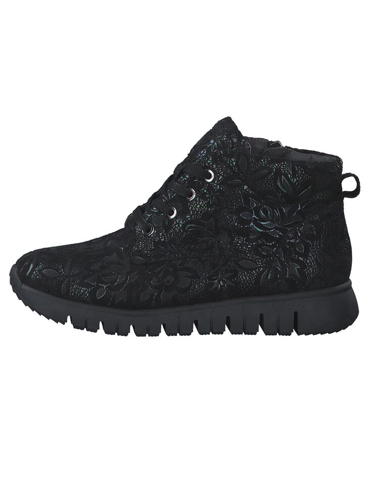 Bottines dessus cuir - largeur confort (noir) Bottines dessus cuir - largeur confort (noir)