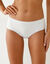Slip forme midi "GO"  coton issu de l'agriculture biologique  - Lot de 2 (blanc)