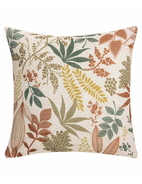 Coussin imprim&eacute; champ&ecirc;tre multicolore (multicolore)