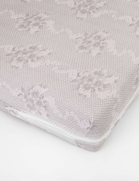 Housse r&eacute;nove-matelas en jersey bi-extensible et ind&eacute;maillable (gris)