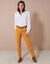 Pantalon chino stretch (curry)