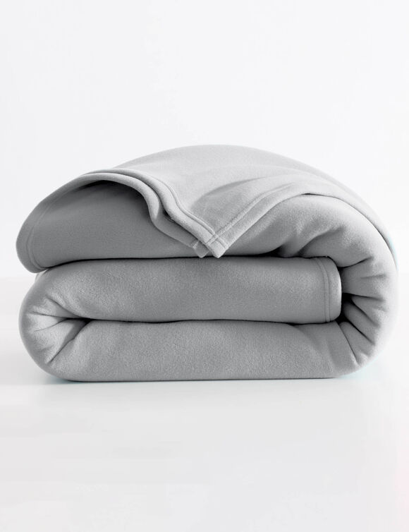 Composition &bull; Maille polaire 100% polyester, 450 g/m&sup2;  Description &bull; Couverture polaire Thermotec&reg; r&eacute;put&eacute;e pour ses qualit&eacute;s d'excellence : contact i (gris clair)