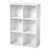 Meuble de rangement ORIGAME - 6 cases (blanc)
