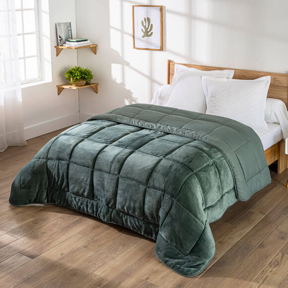 Couette synth&eacute;tique double face 350 g/m&sup2; (eucalyptus)