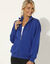Veste zippée molleton (bleu)