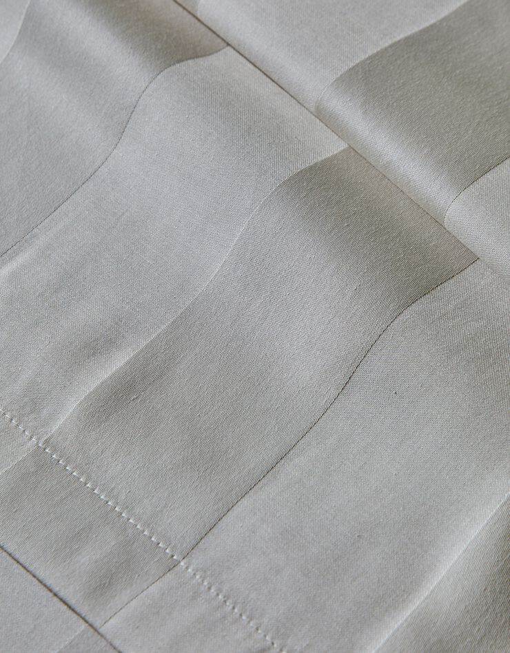 Linge de lit satin rayé (beige clair)