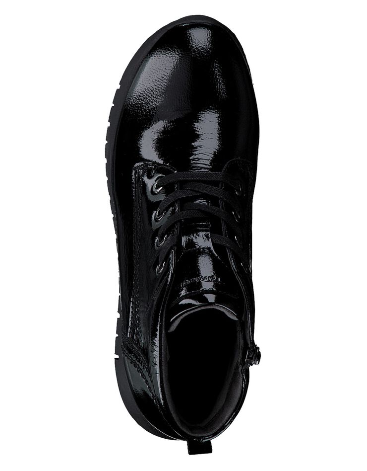 Bottines dessus cuir vernis - largeur confort (noir) Bottines dessus cuir vernis - largeur confort (noir)