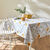 Nappe toile cirée imprimé lavande (gris / bleu)