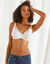 Soutien-gorge emboîtant dentelle et tulle « Muse » - avec armatures (blanc)