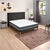 Sommier tapissier à lattes recouvertes Bultex® (gris anthracite)