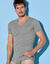 Tee-shirt sous-vêtement homme col V - lot de 2 (gris chiné)