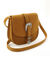 Sac en suédine à boucle western (caramel)