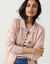Gilet veste boutonn&eacute;, polyester recycl&eacute;** (rose gris&eacute;)