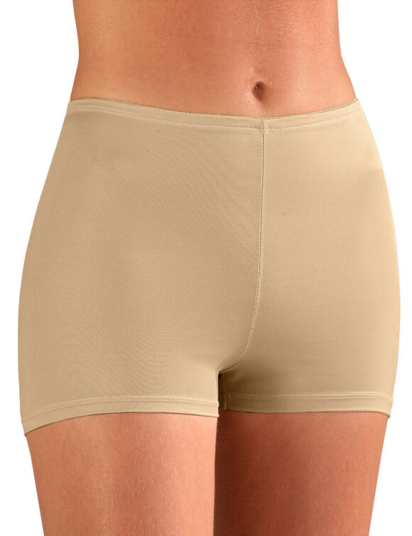 Boxer sculptant sans couture en maille extensible -  maintien intense  (peau)