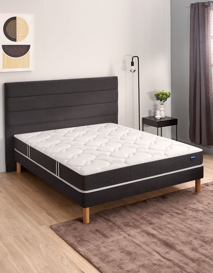 Sommier tapissier à lattes Bultex® confort ferme (gris anthracite)