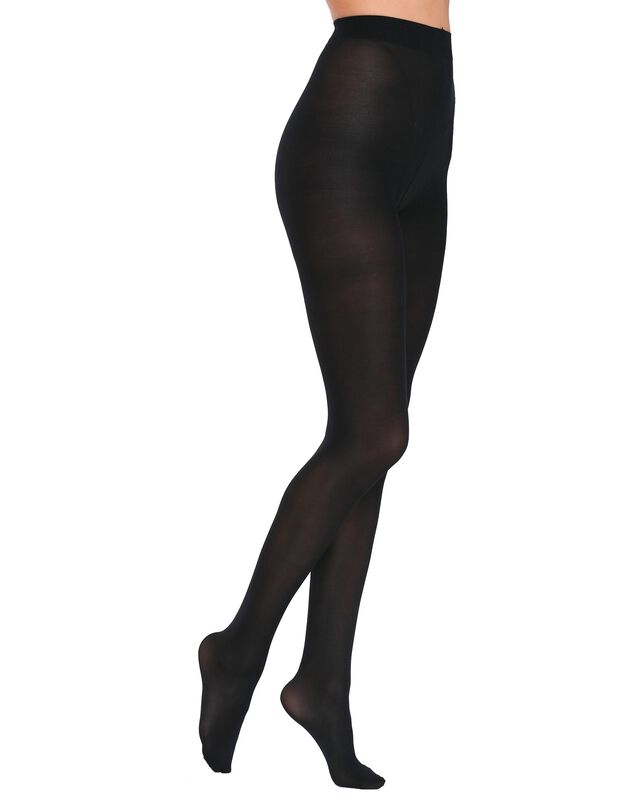 Collant opaque - lot de 2 paires (noir)