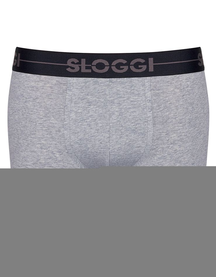 Boxer coupe short "Go"- lot de 2 (kaki + gris) Boxer coupe short "Go"- lot de 2 (kaki + gris)
