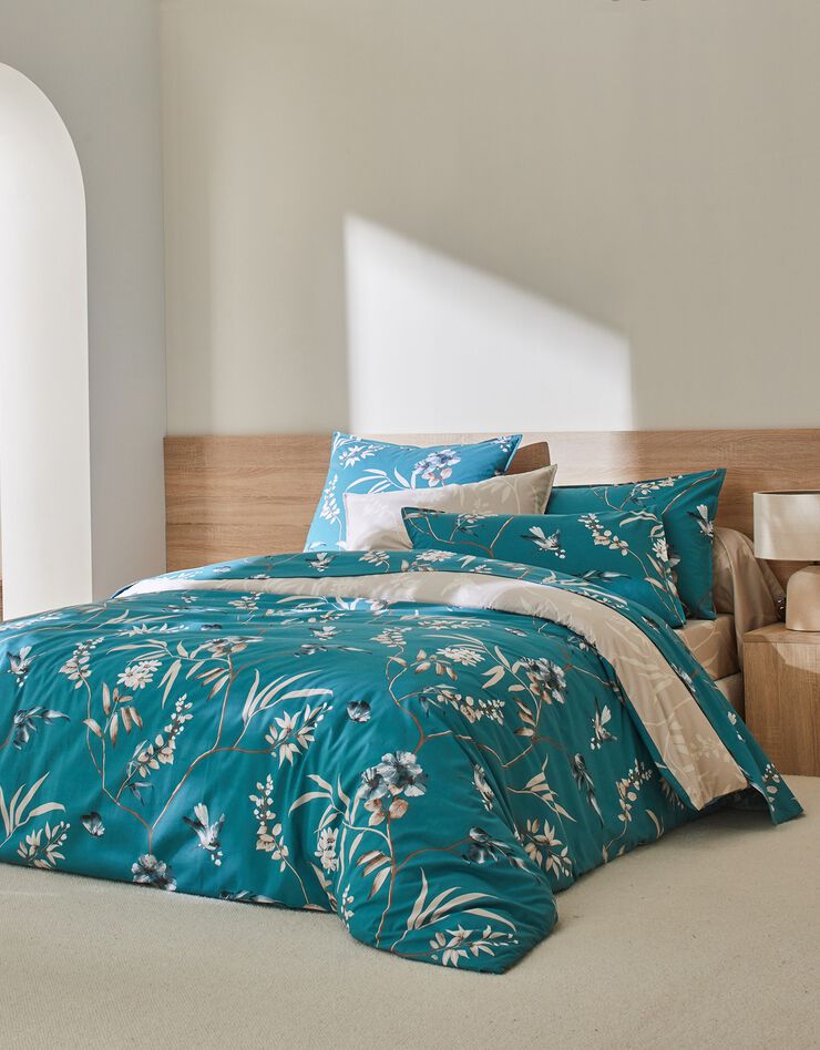 Linge de lit Anne en coton (cèdre)
