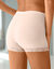 Boxer coton dentelle - lot de 2 (peau)