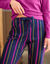 Pantacourt de pyjama imprimé rayé Estrella - coton (marine) Pantacourt de pyjama imprimé rayé Estrella - coton (marine)
