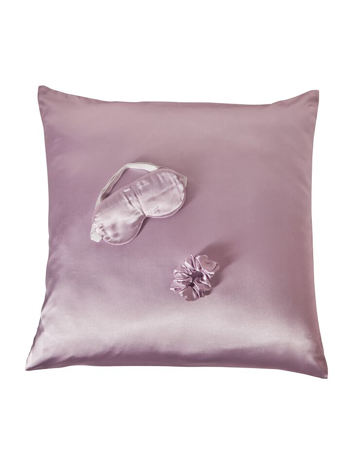 Coffret sommeil en satin (parme)
