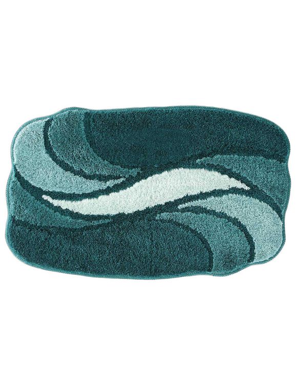 Tapis de bain pétales (lagon)