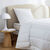 Sous-taie protection oreiller PVC imperm&eacute;able (blanc)