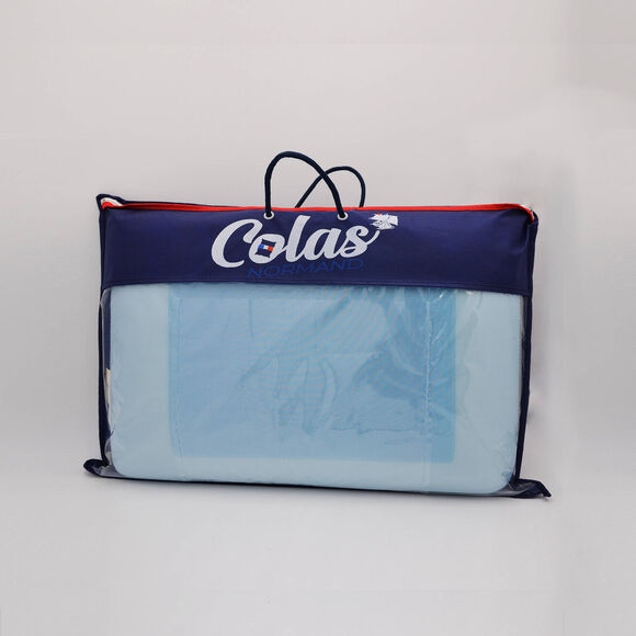 Oreiller mémoire de forme 4 saisons (blanc)