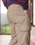 Pantalon battle en toile coton (sable)