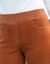 Pantalon droit "ultra-confort", en velours côtelé  (caramel)