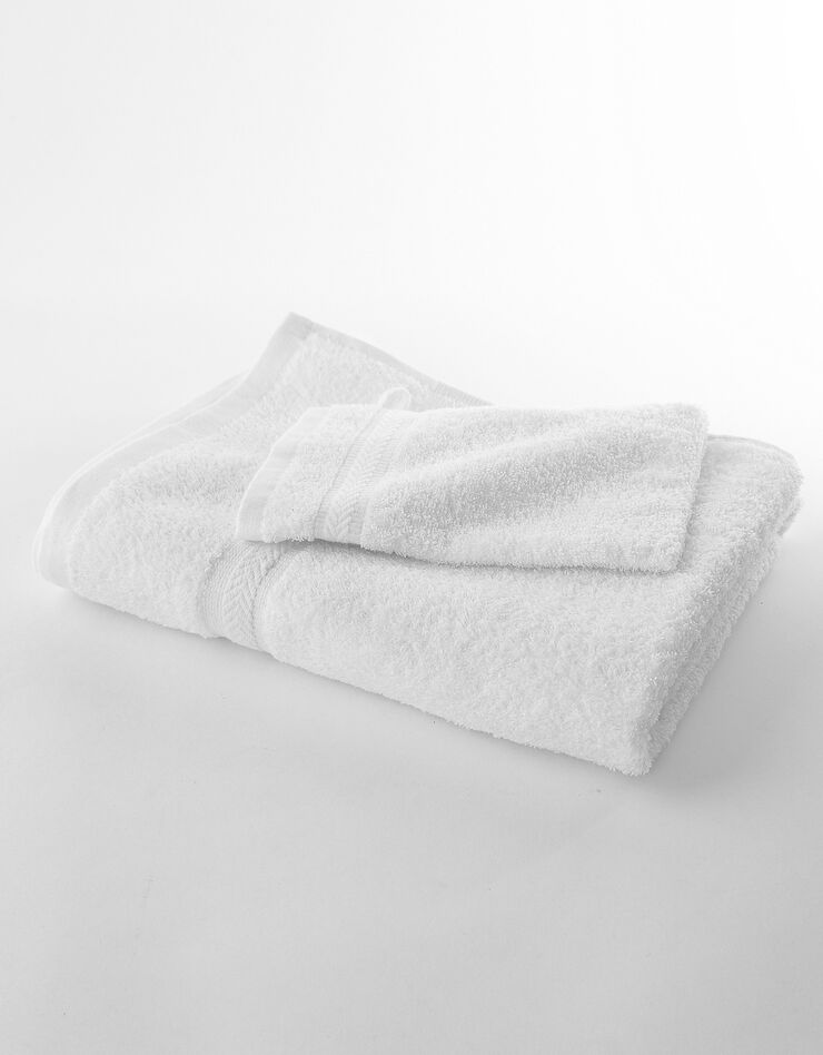 Eponge unie 420 g/m2 confort moelleux (blanc) Eponge unie 420 g/m2 confort moelleux (blanc)