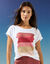 T-shirt boite imprimé "arty", maille jersey (terracotta)