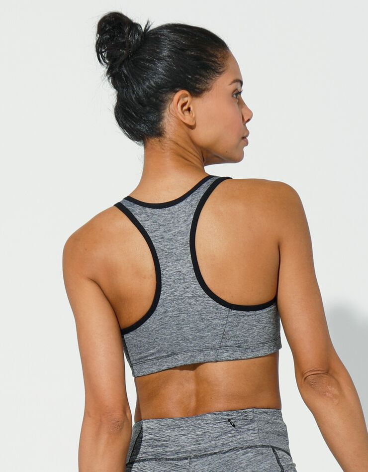 Soutien-gorge microfibre spécial sport zippé - sans armatures (anthracite) Soutien-gorge microfibre spécial sport zippé - sans armatures (anthracite)