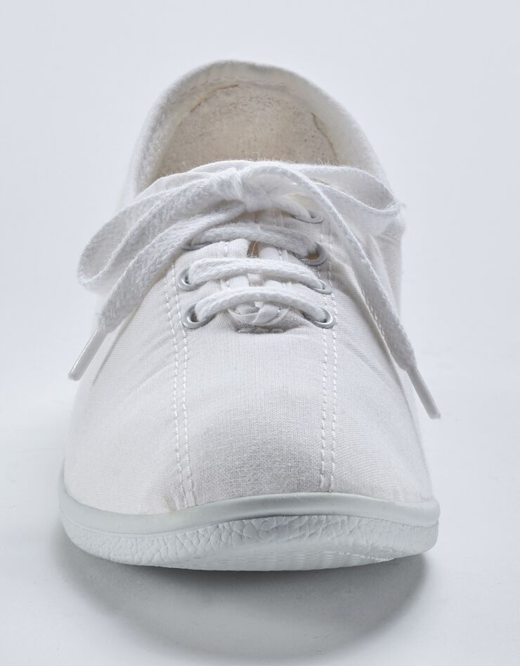 Tennis compensées à lacets (blanc) Tennis compensées à lacets (blanc)