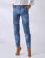 Pantalon imprimé cachemire (indigo)