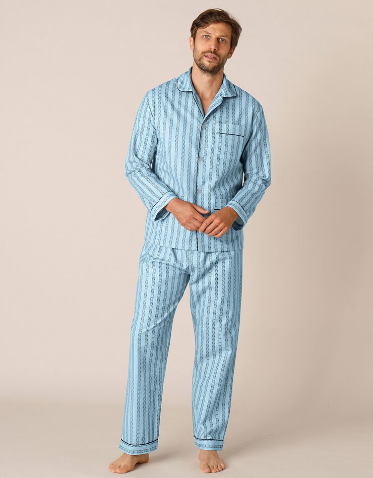 Pyjama - pilou coton (bleu) Pyjama - pilou coton (bleu)