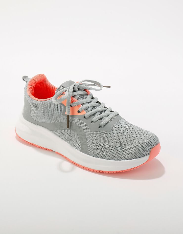 Baskets de sport à lacets (gris)