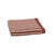 Serviette éponge coton fine rayure 500 g/m² (rouge / blanc)