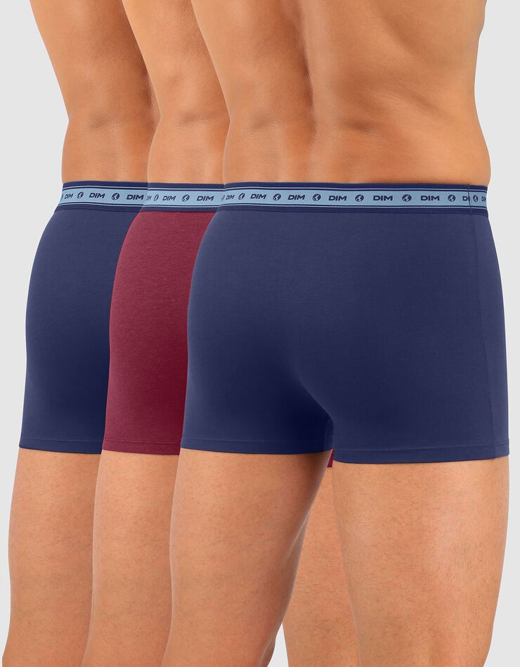 Boxer Green Bio - lot de 3 (rouge + bleu) Boxer Green Bio - lot de 3 (rouge + bleu)